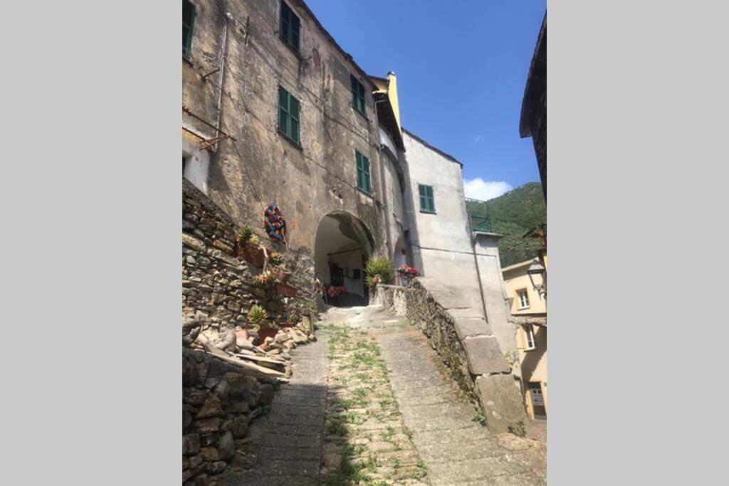 Alloggio U Sportegu Da E Monti A Giaia Villa Badalucco Bagian luar foto